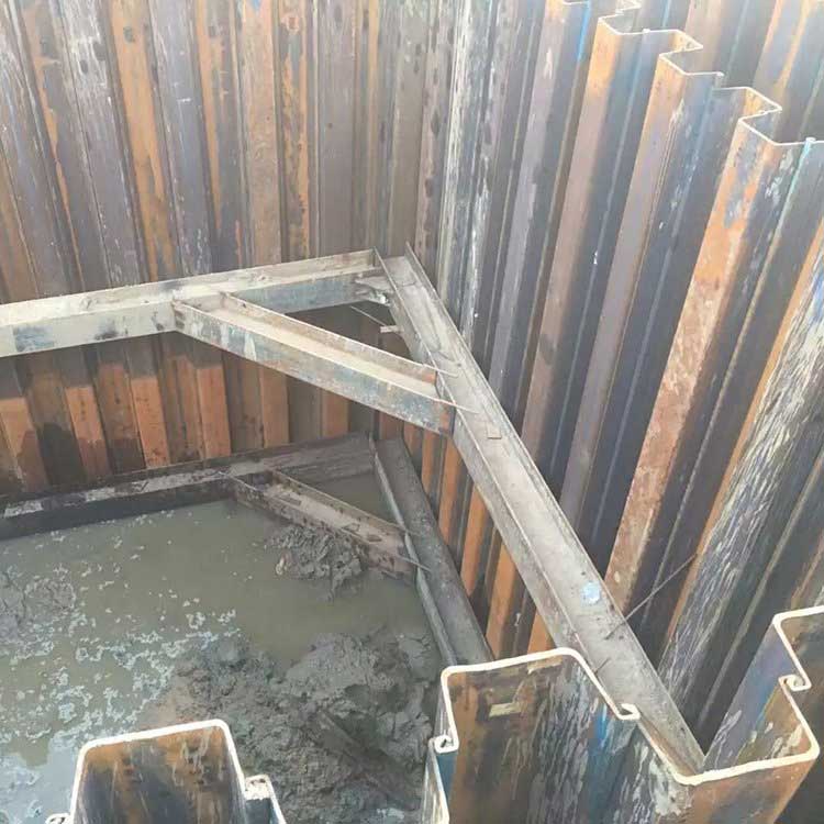 钢板桩基坑施工