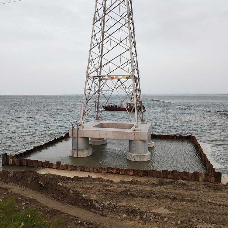 济宁钢板桩基坑围堰施工